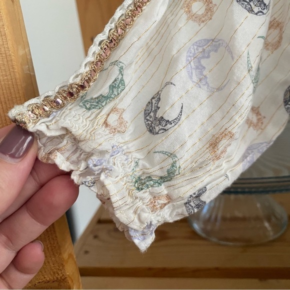 Velveteen Moon Star Print Frankie Embellished Boho Dress - Picture 8 of 16